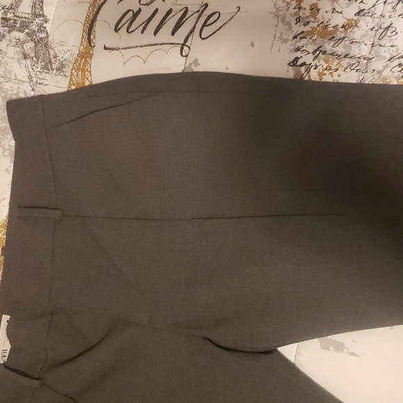 ZARA dress pants.. Heather gray. Size XL..NWOT..SKINNY ANKLE with a stylish zip - Picture 6 of 11